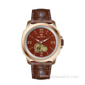 Fashion Mechanical Watch For Men's With Stone Dial